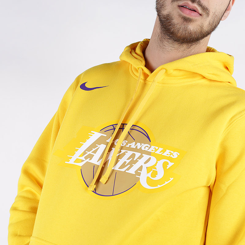 Мужская толстовка Nike Lakers City Edition Logo NBA Hoodie (CD3238-728)  - цена, описание, фото 2